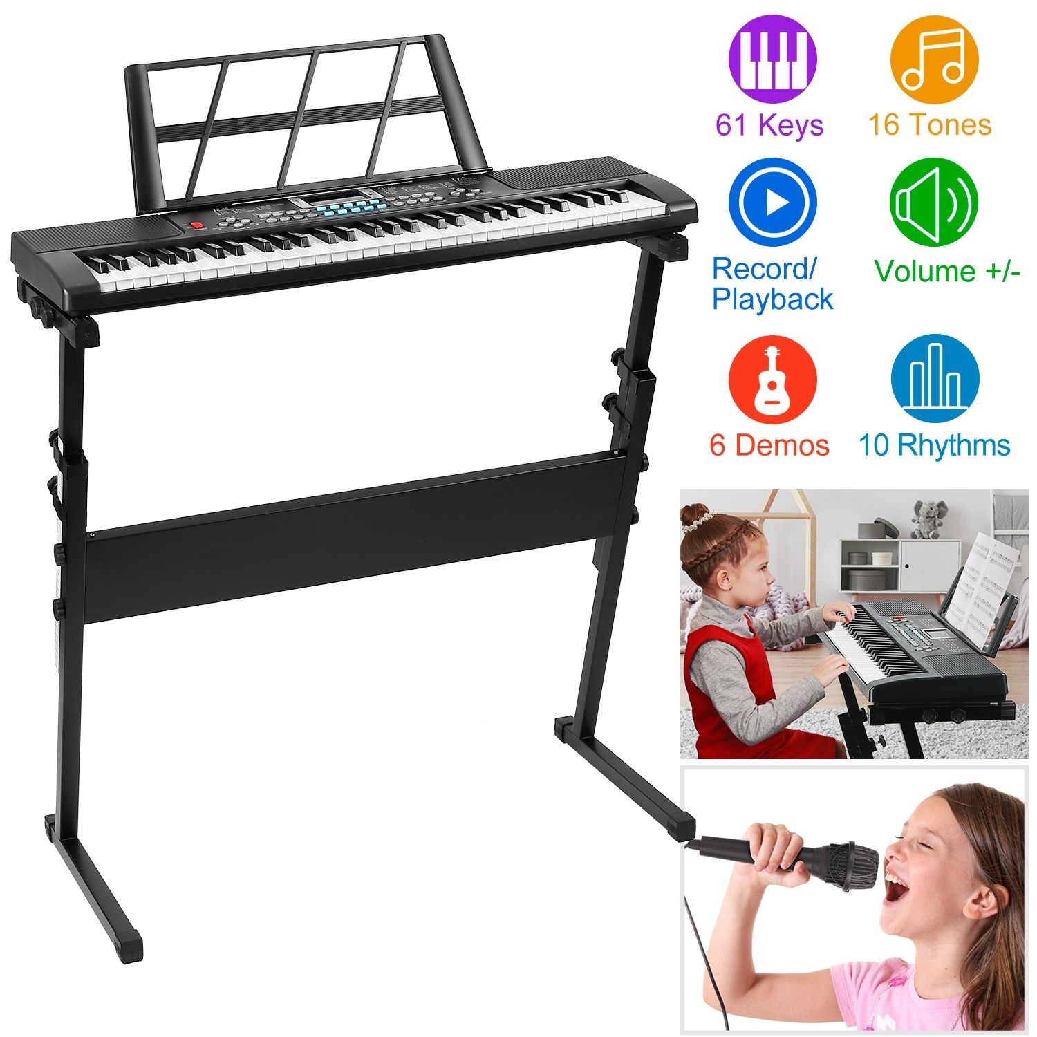 Musical Instrument Definition - 61 key children's piano toy -