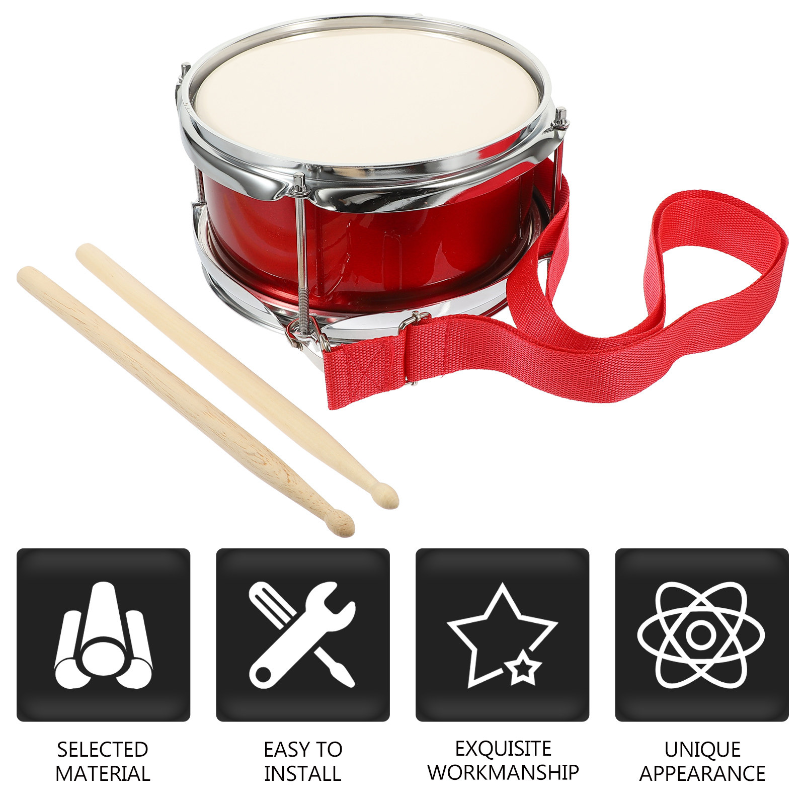 Musical Instrument Percussion - 1Set Snare Drum Professional Quality Drop-Resistant