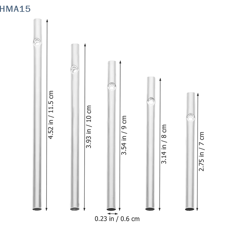 Wind Chime Tubular - 30Pcs Aluminum Tube DIY Wind Chime