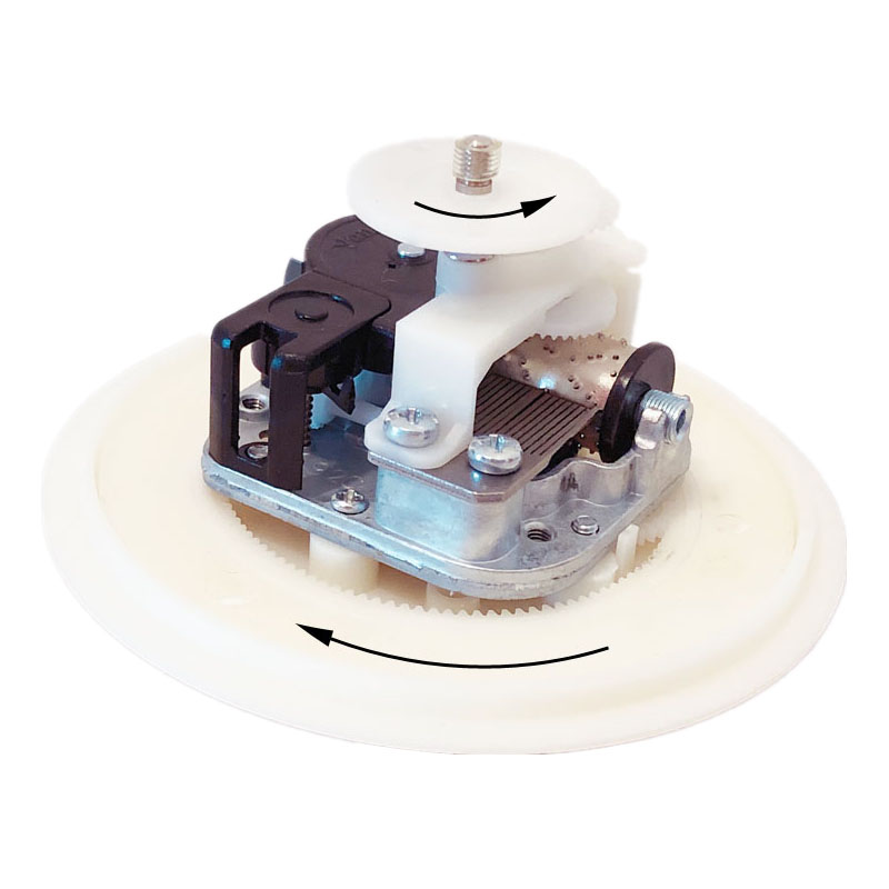 Musical Instrument Cajon - DIY Music Box Mechanism with Rotating