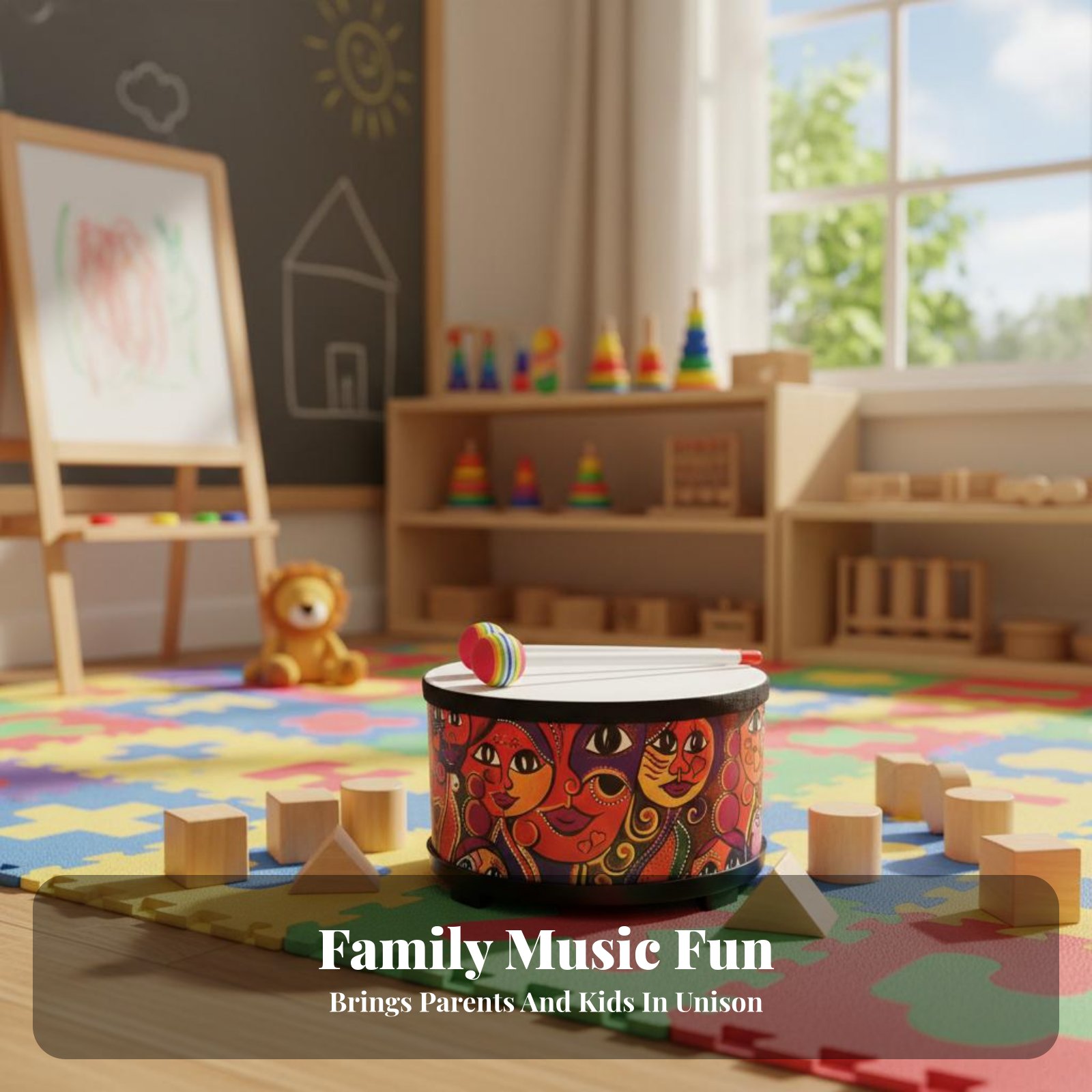 Musical Instrument Groups - children's Gathering Drum Musical Education Pedagogical