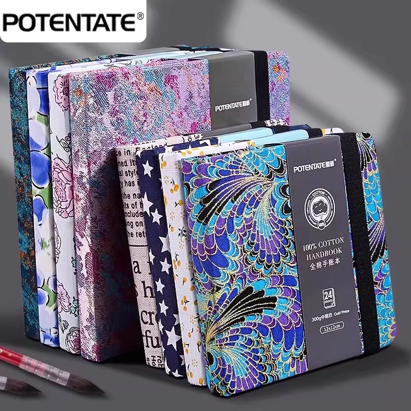 Musical Instrument Coloring Pages - Potentate All-Cotton Notebook 300g Square Watercolor