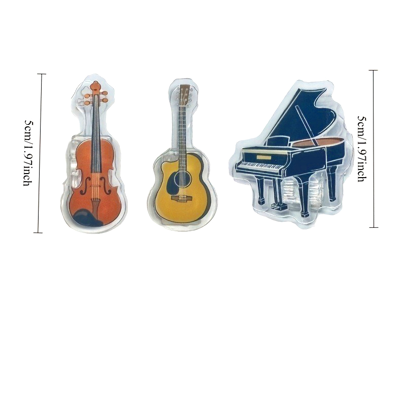 5pcs Music Clip Mini Clip Acry - Musical Instrument Coloring Pages avis et prix