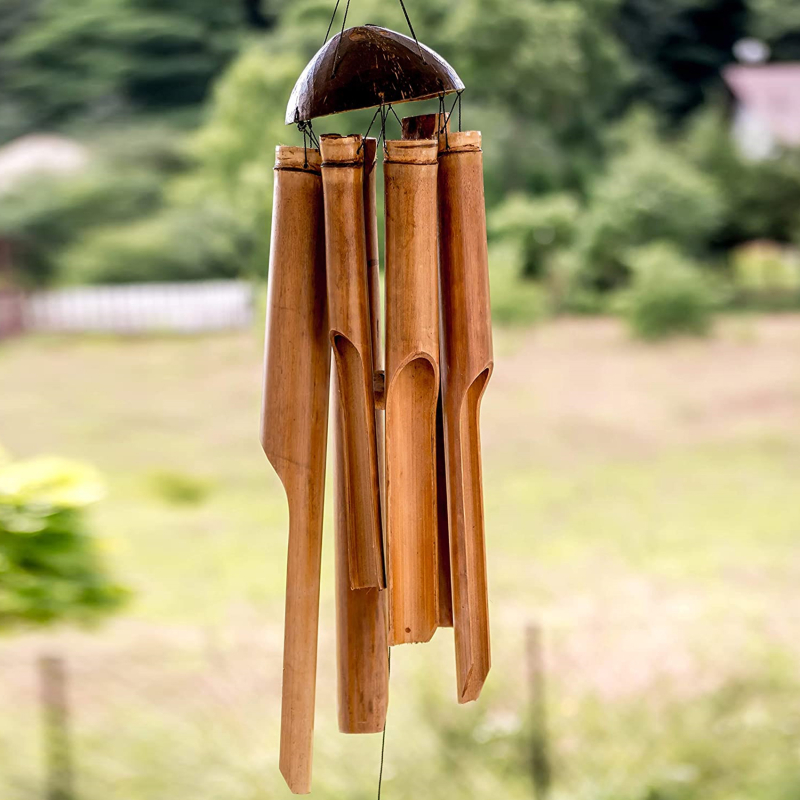 1/2 PCs Natural Handmade Bambo - Wind Chime Tubular avis et prix