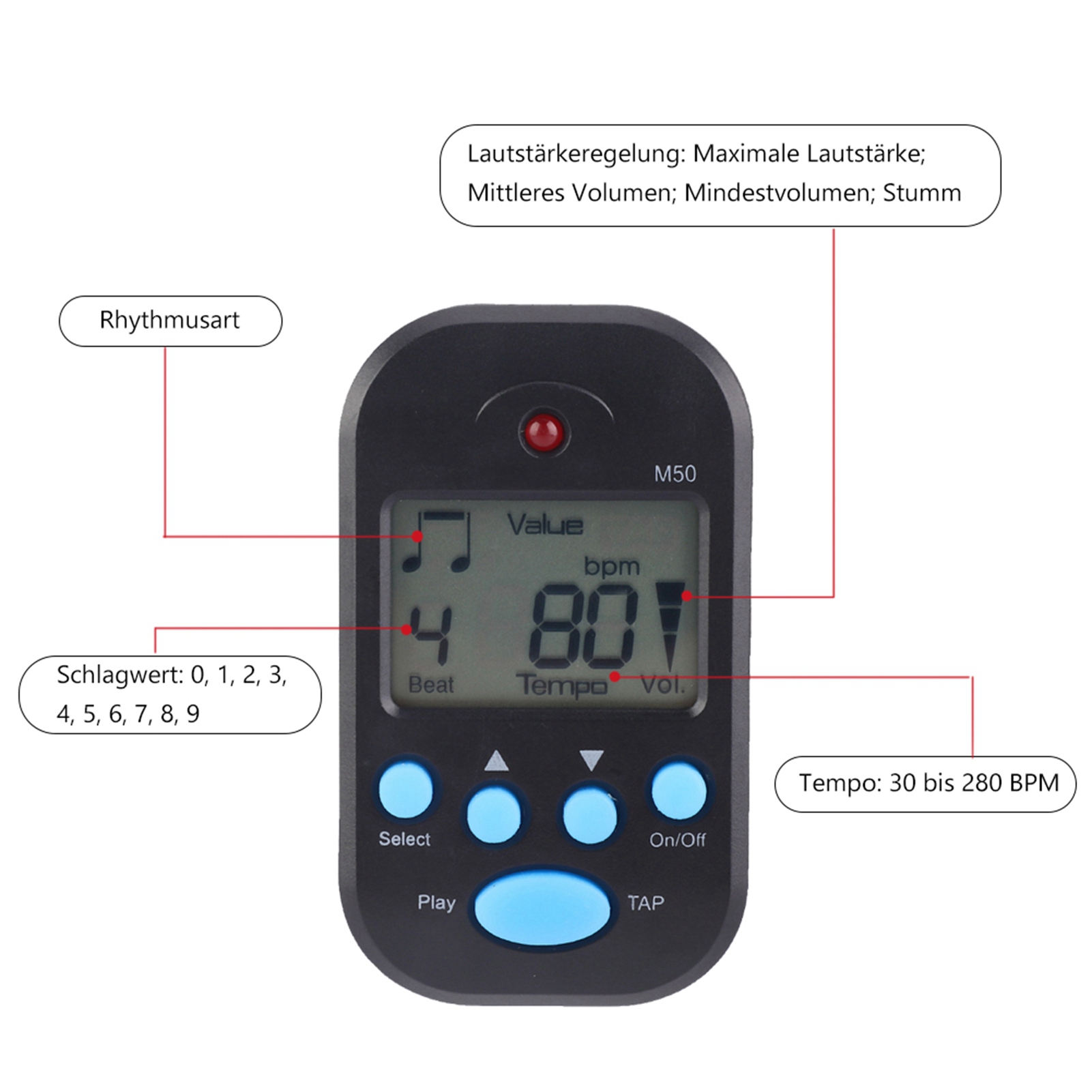 Mini Metronome Professional Cl - Musical Instrument With Strings avis et prix