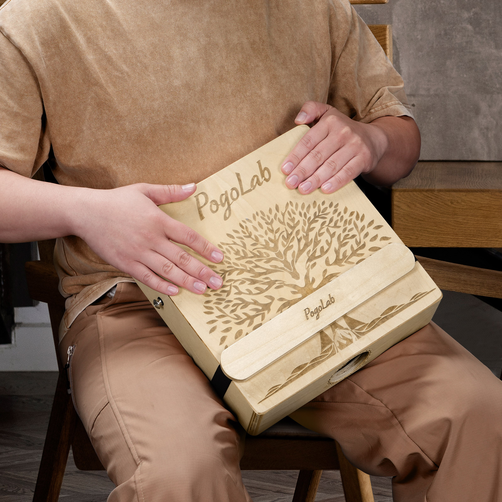 Pogolab Portable Cajon with Sn - Musical Instrument Cajon avis et prix