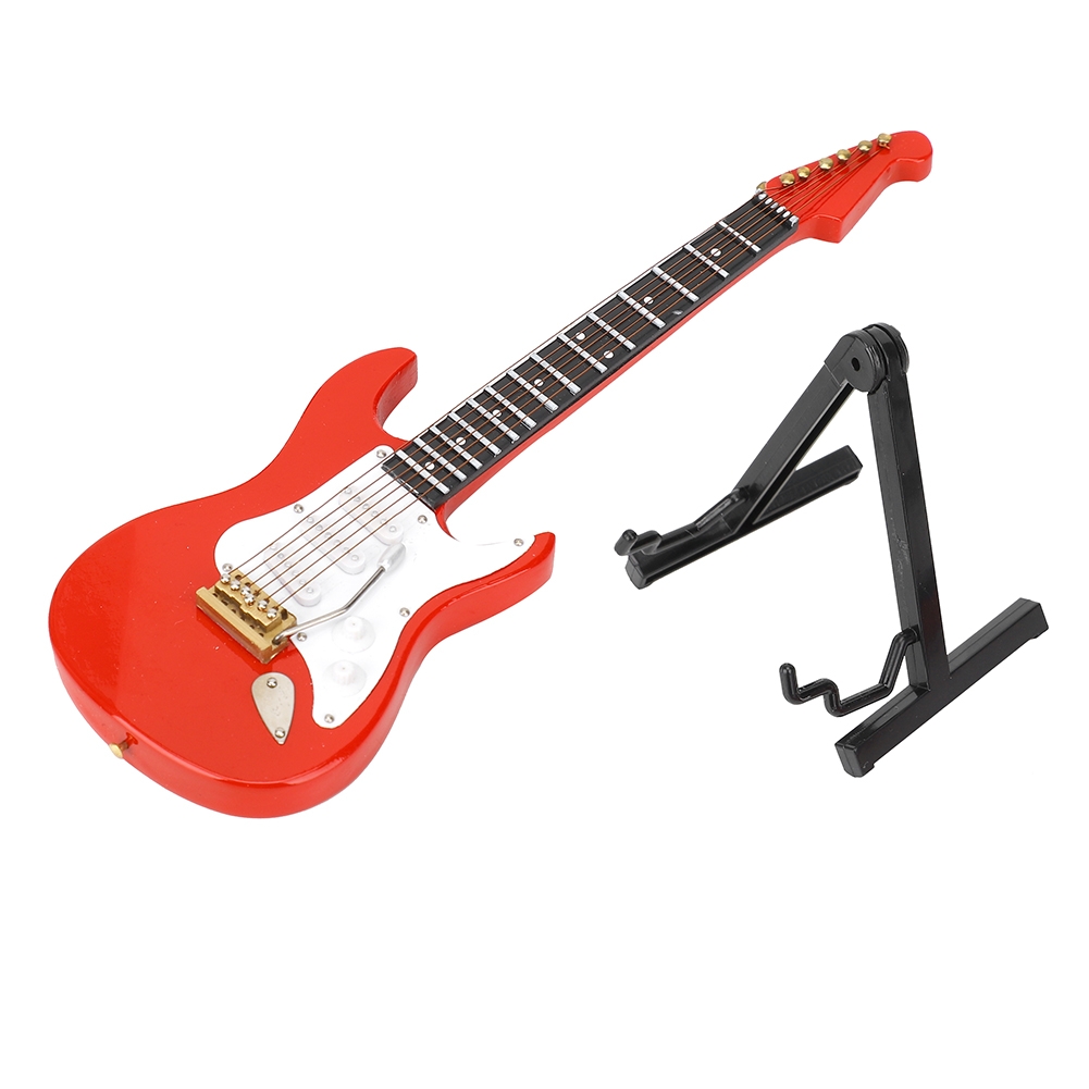 Miniature Red Electric Guitar  - Musical Instrument With A avis et prix