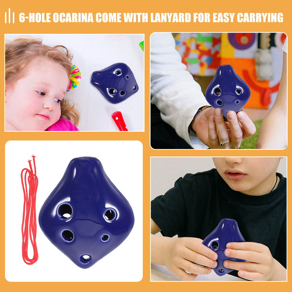 2Pcs Ceramic 6 Hole Ocarina Sm - Musical Instrument Groups avis et prix