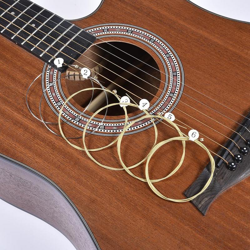6Pcs High-Quality Acoustic Gui - Musical Instrument With Strings avis et prix