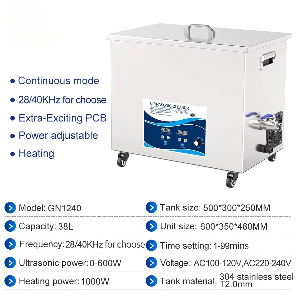38L Digital Ultrasonic Washer  - Musical Instrument With A avis et prix