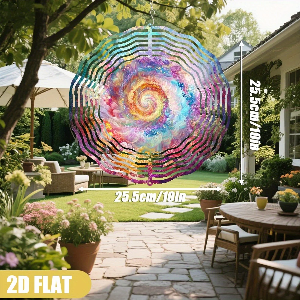 Colorful Cosmic Spiral Wind Ch - Wind Chime Tubular avis et prix