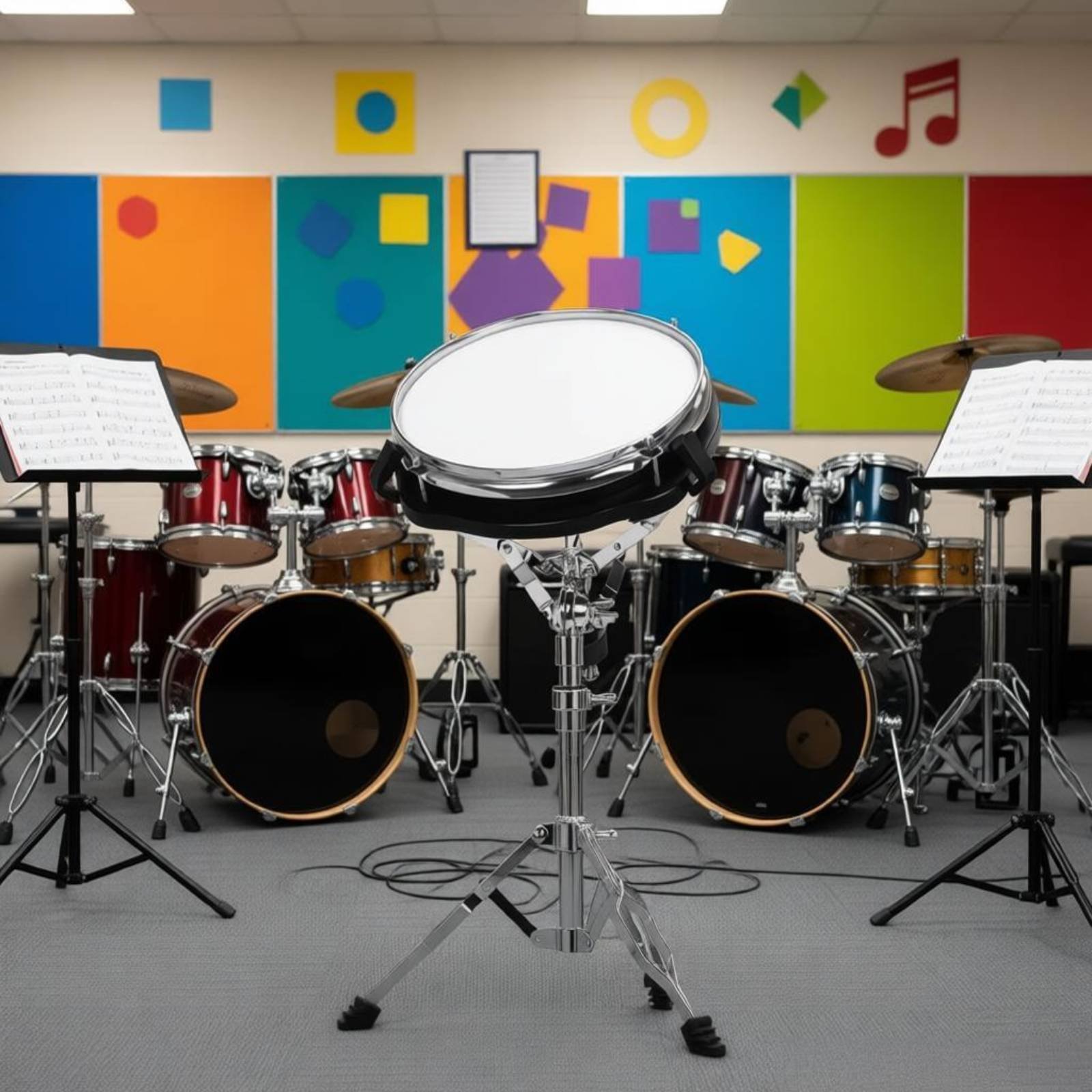 Snare Drum Stand Foldable Trip - Musical Instrument Percussion avis et prix