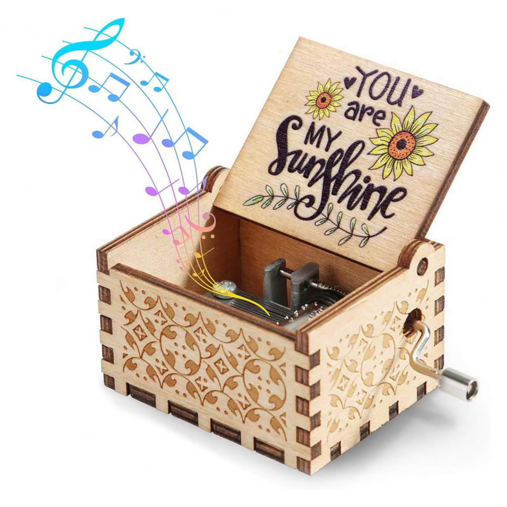 6.4* 5.2cm Mini Music Box Rota - Musical Instrument Cajon avis et prix