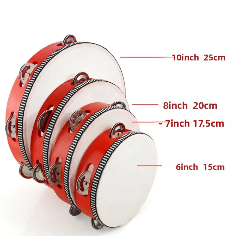 4/6/8/10 Inch Hand Held Drum M - Tambourine Hand Drum avis et prix