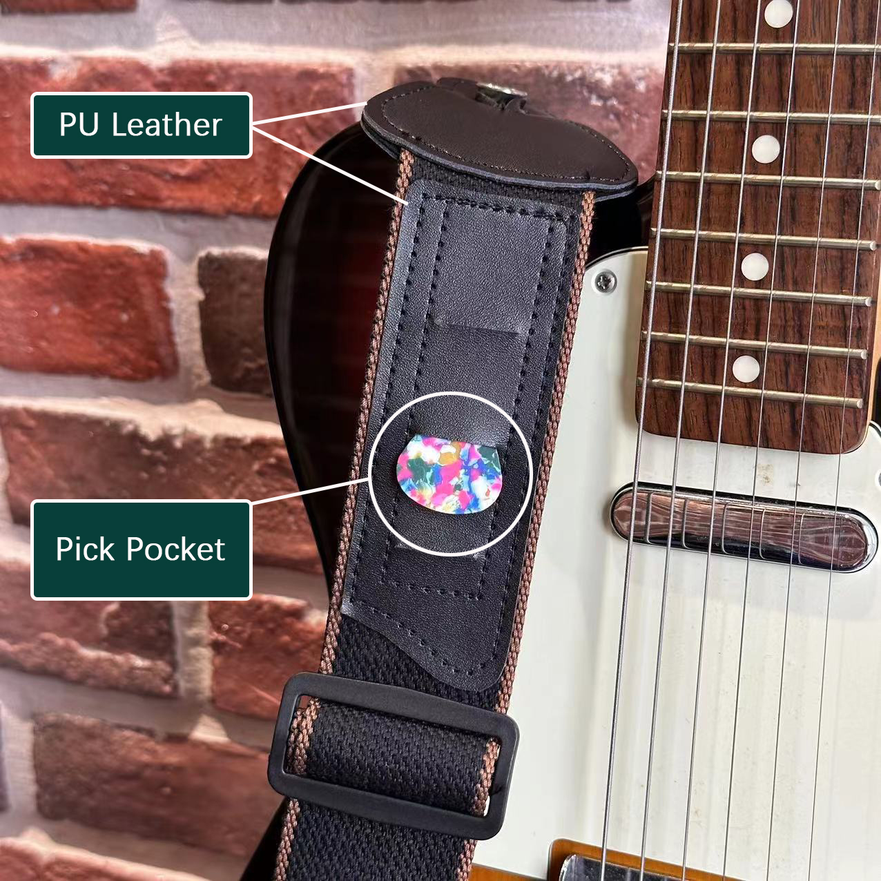 11Pcs Guitar Strap for Acousti - Musical Instrument Ukulele avis et prix
