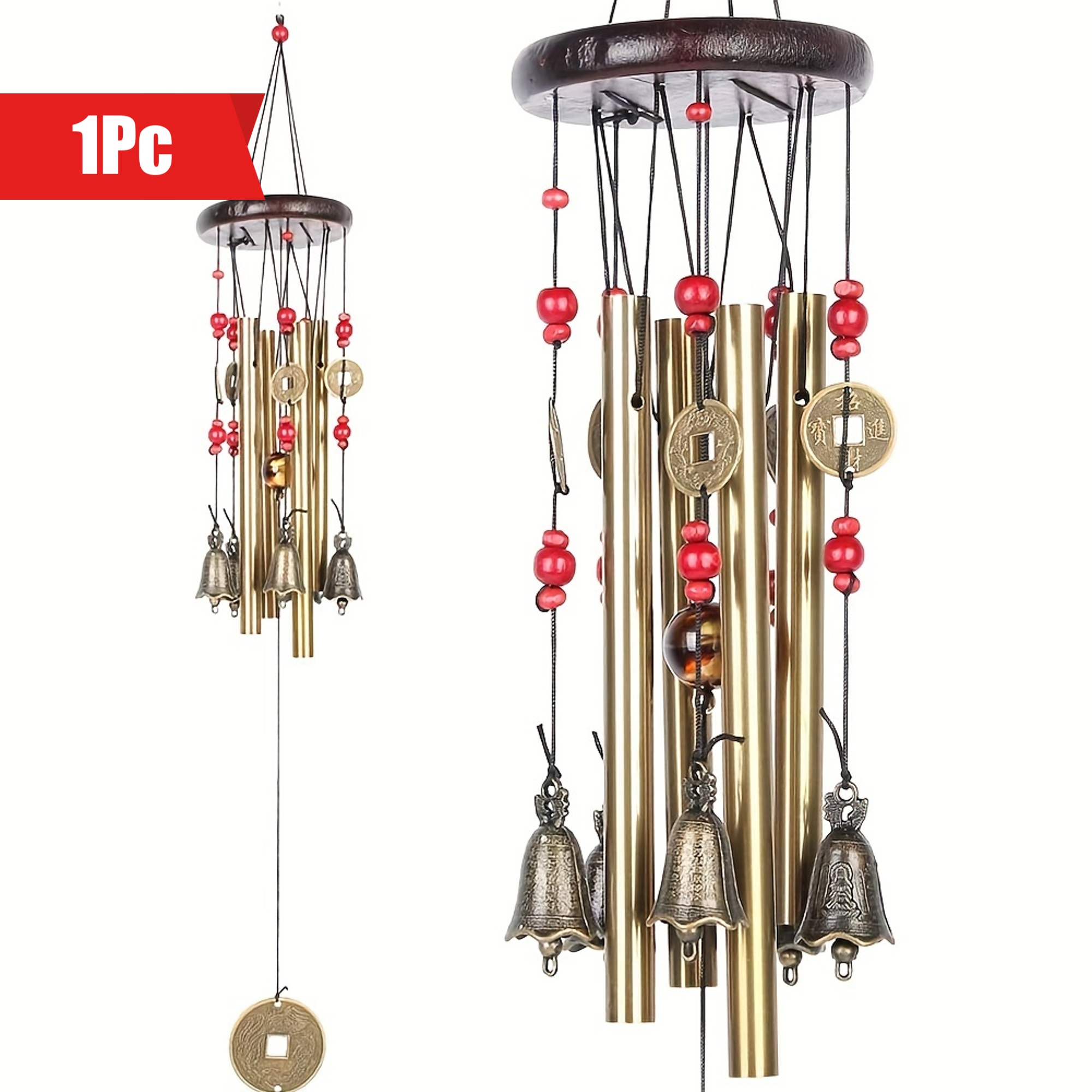 1pcs Hanging Wind Chime Metal  - Wind Chime Tubular avis et prix
