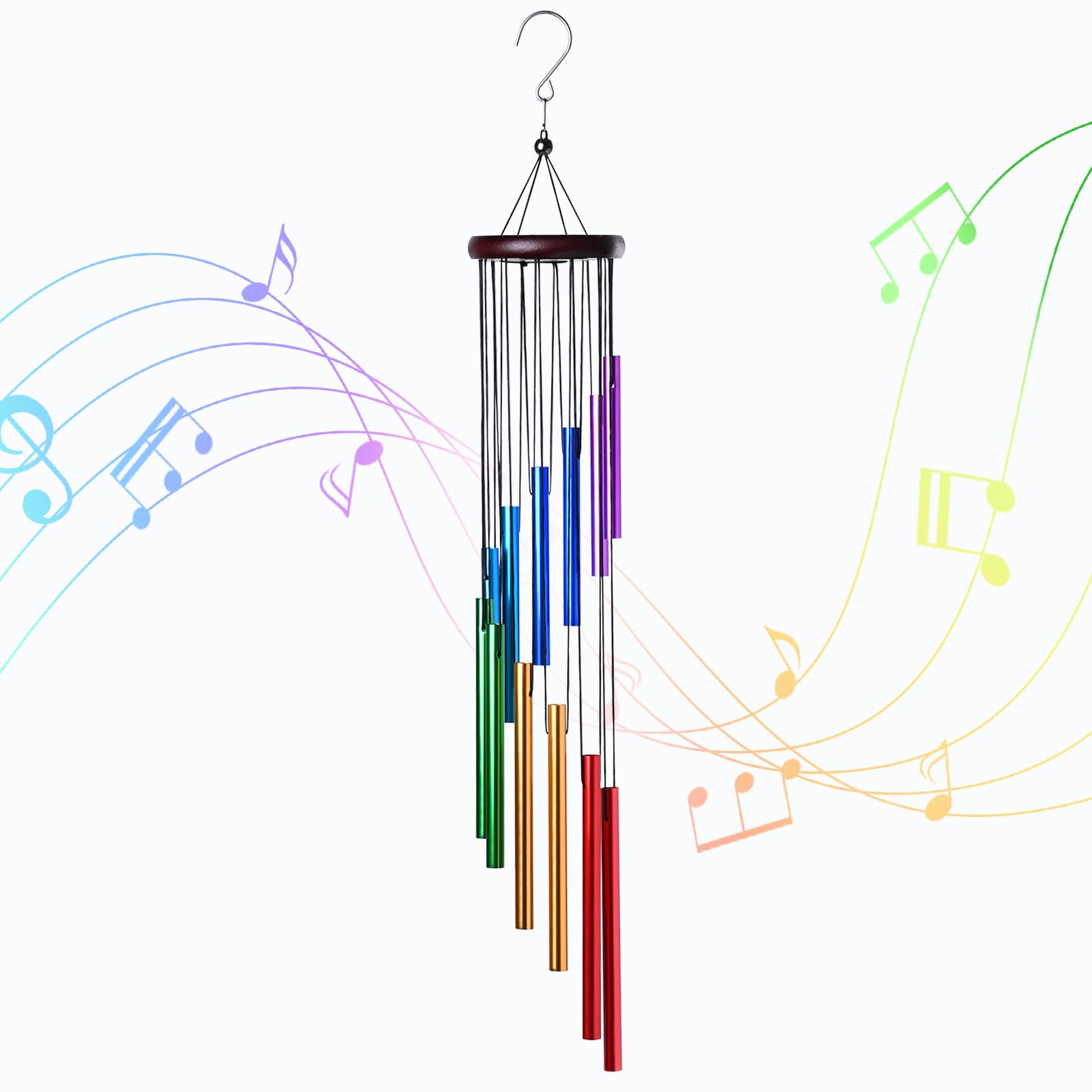New 12 Tubes Wind Chimes Alumi - Wind Chime Tubular avis et prix