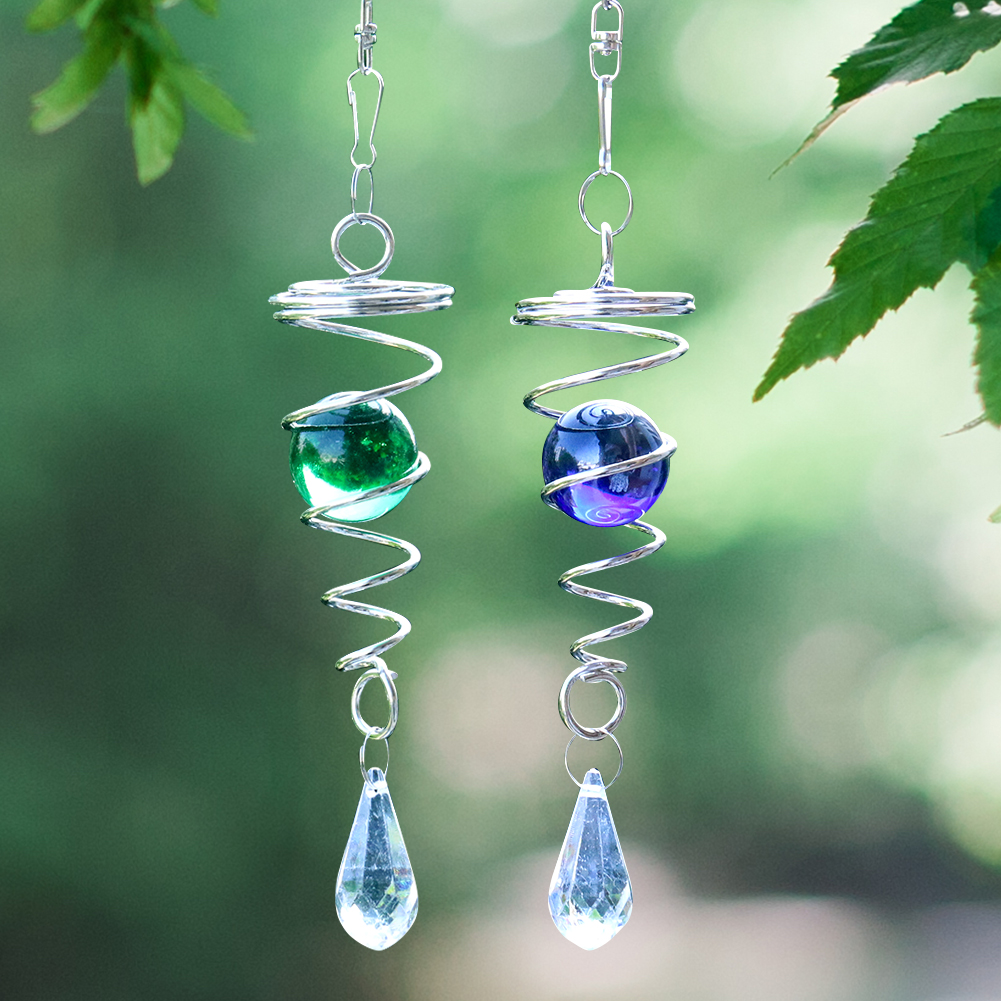 Rotating Spiral Tail Wind Spin - Wind Chime Tubular avis et prix