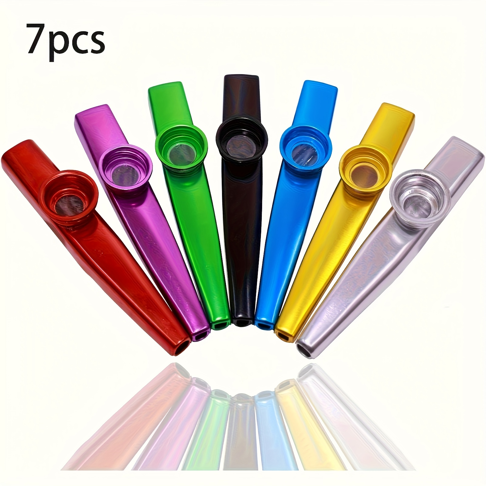 7pcs Metal Kazoos Simple Desig - Musical Instrument Veena avis et prix