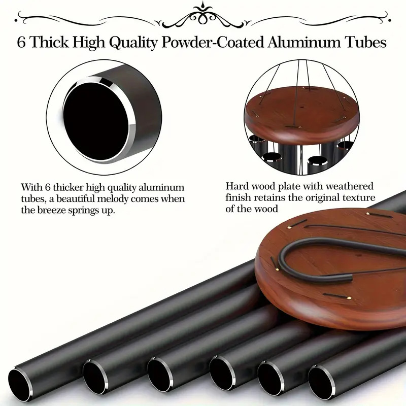 1pc Aluminum Tube Wind Chimes  - Wind Chime Tubular avis et prix