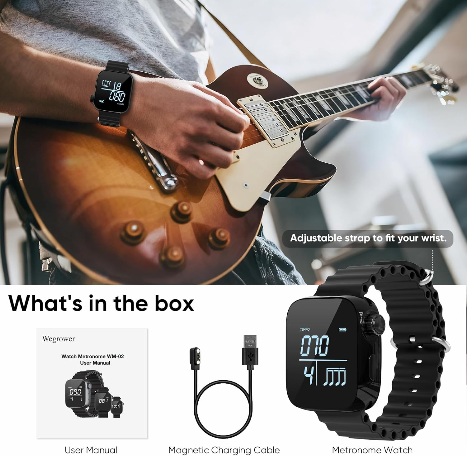 Wearable Vibrating Metronome 4 - Musical Instrument All avis et prix