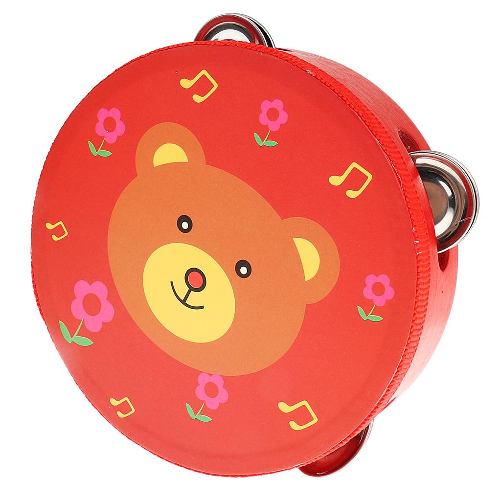 Hand Bell Wooden Tambourine Pe - Tambourine Hand Drum avis et prix