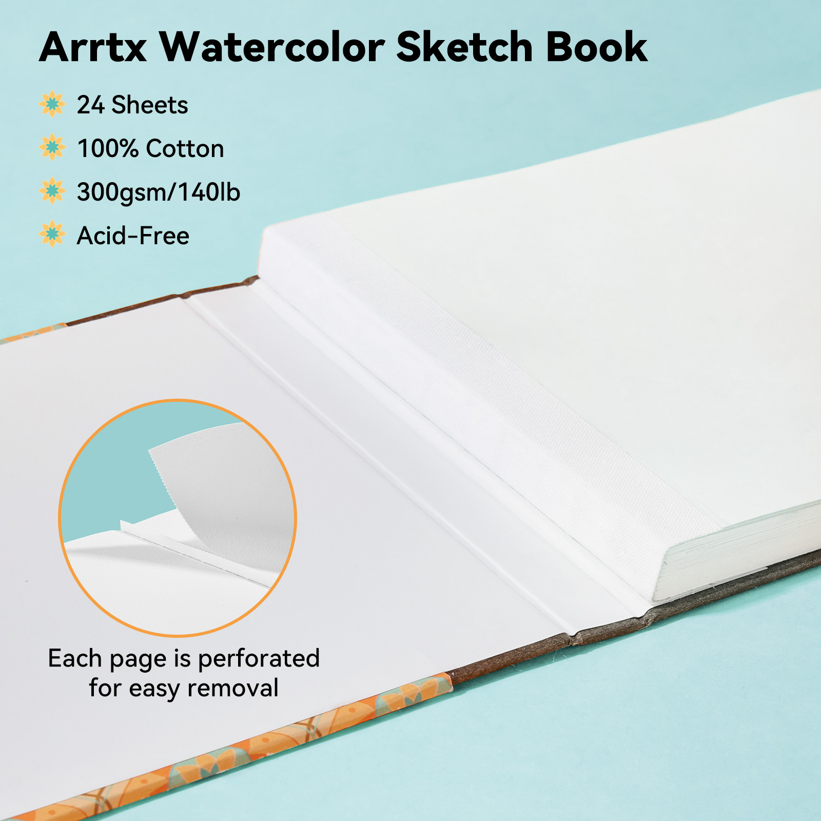 ARRTX Sketchbook Watercolor No - Musical Instrument Coloring Pages avis et prix