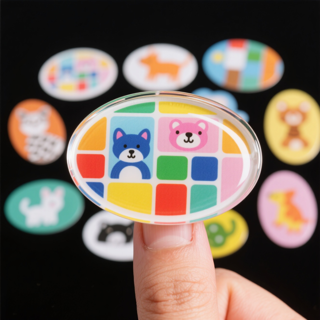Epoxy Resin Dome Stickers For  - Musical Instrument With A avis et prix