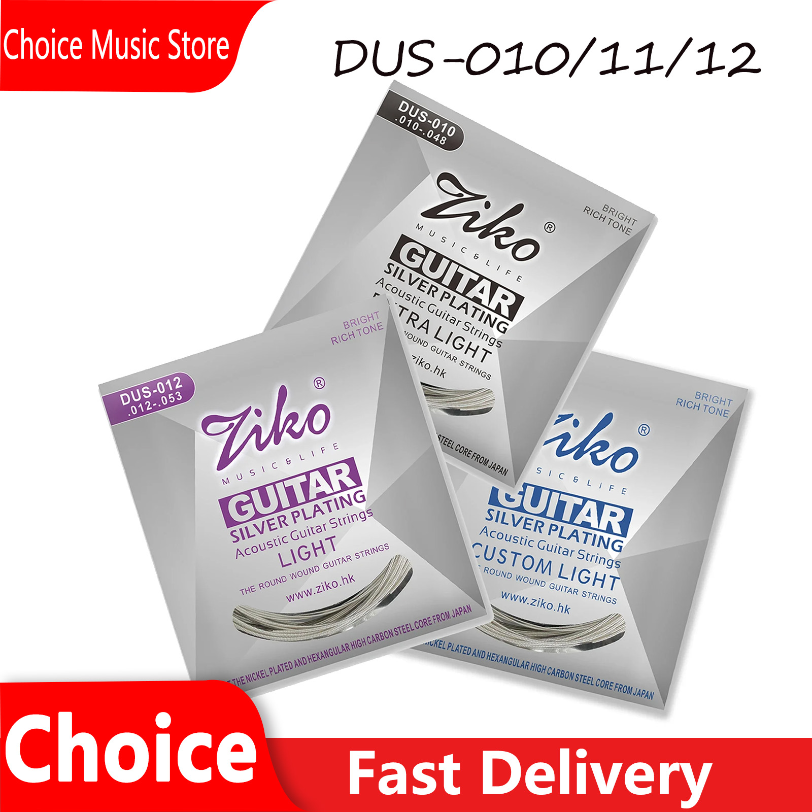 Ziko Acoustic Guitar Strings S - Musical Instrument With Strings avis et prix