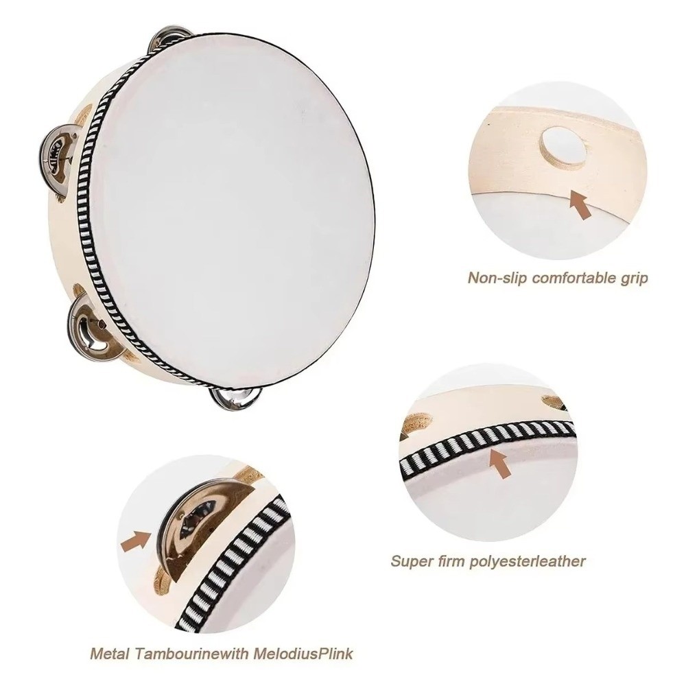 4/6/8/10 Inch Hand Held Drum W - Tambourine Hand Drum avis et prix