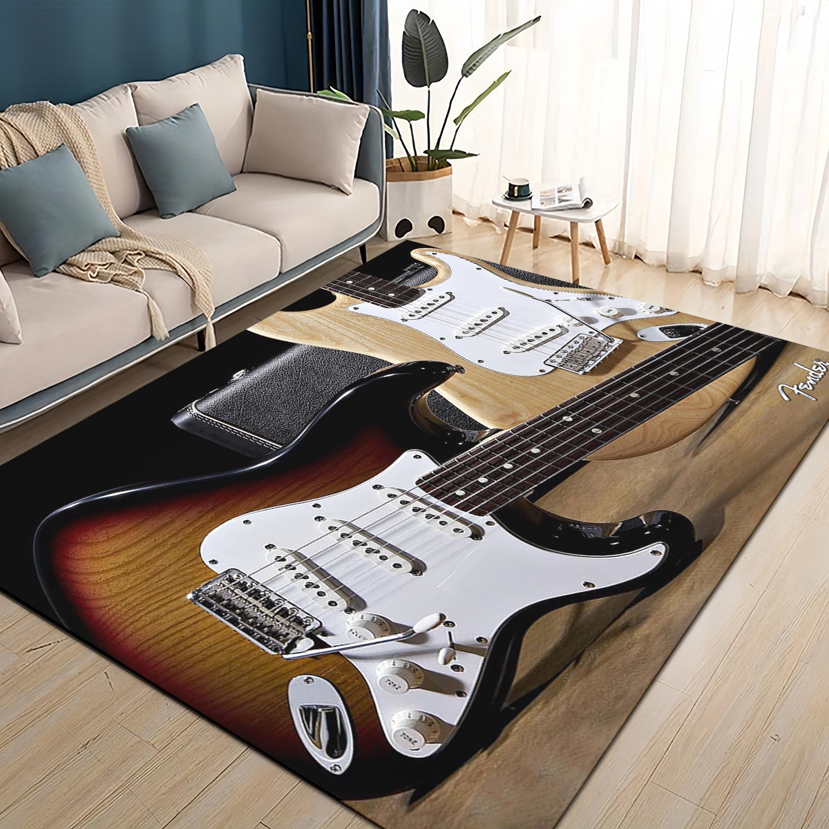 3D Retro Fender logo Guitar In - Musical Instruments Online avis et prix