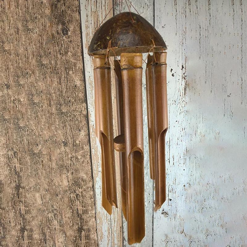 1pc Bamboo Wind Chime Light Co - Musical Instrument Chimes avis et prix