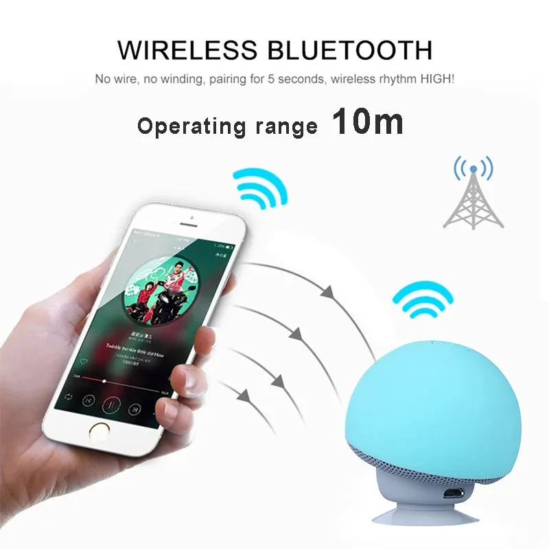 Mini Mushroom Bluetooth Speake - Cajon Musical Instrument avis et prix