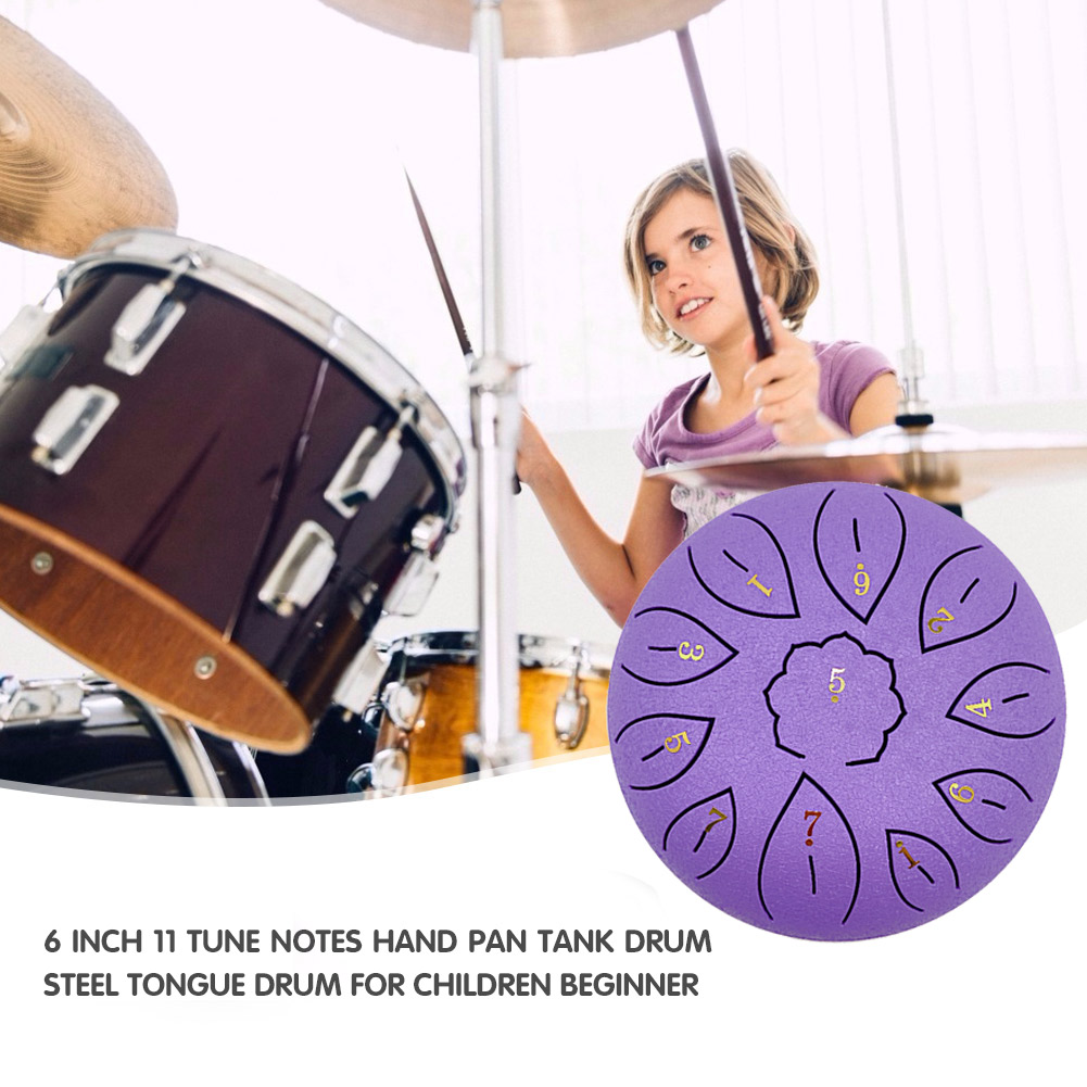 Glucophone Steel Tongue Drum 6 - Musical Instrument Percussion avis et prix