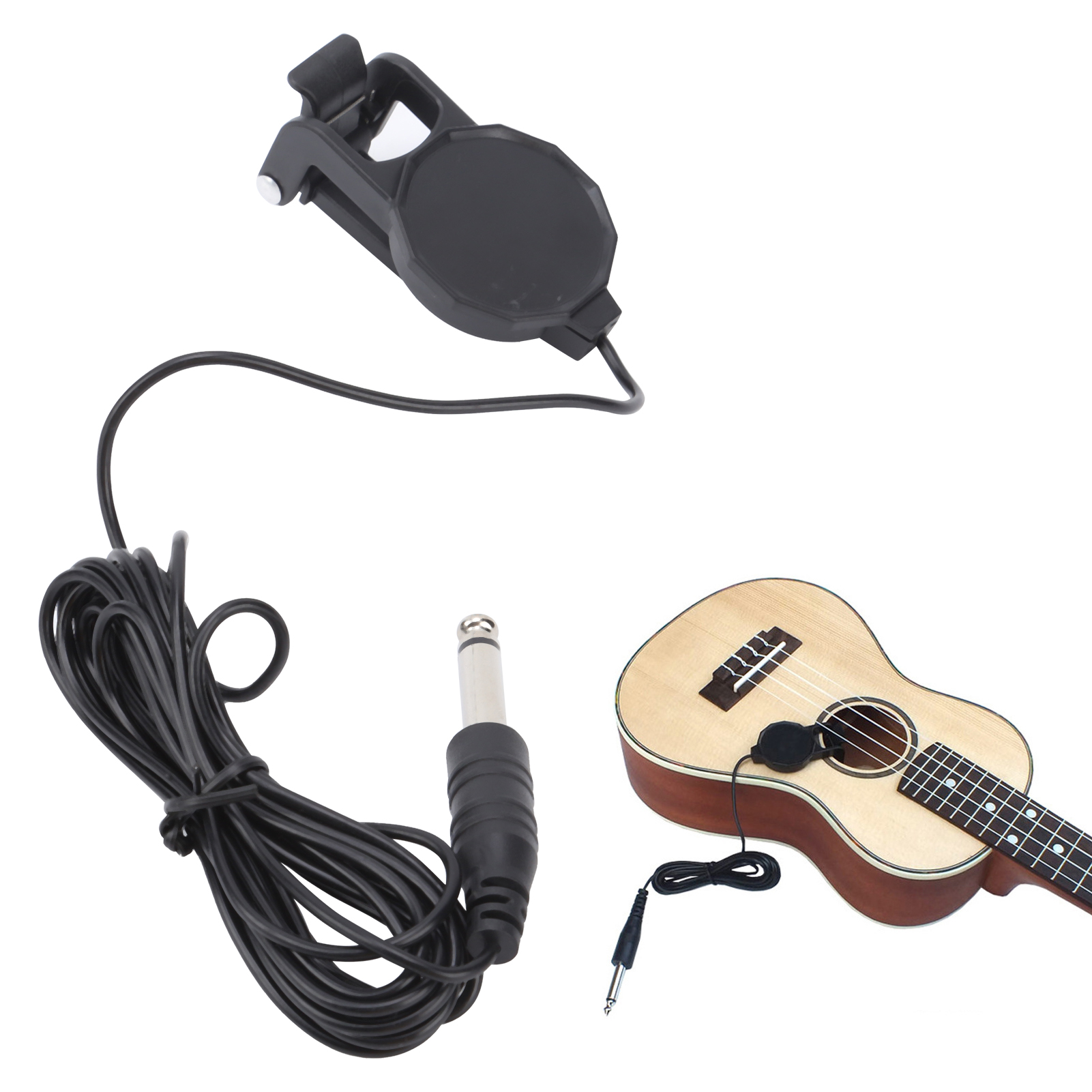 Clip-On Pickup Microphone Piez - Musical Instrument Ukulele avis et prix