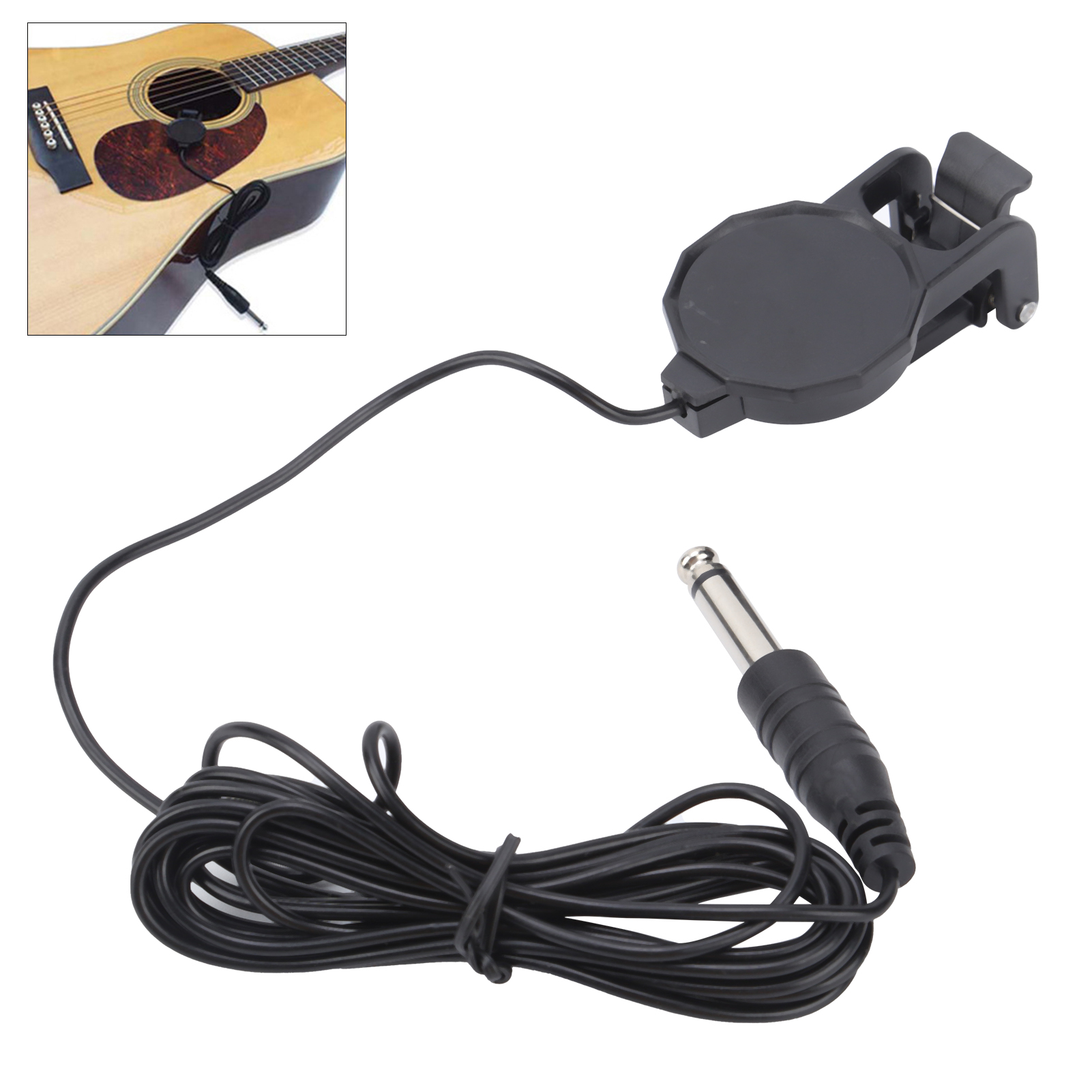 Clip-On Pickup Microphone Piez - Musical Instrument Ukulele avis et prix