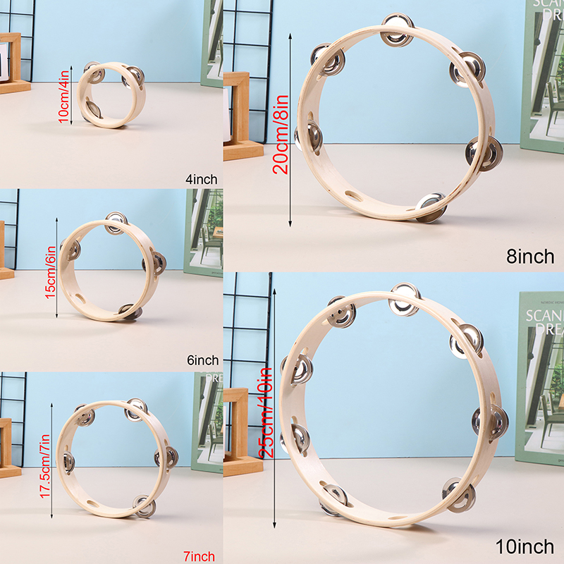 4/6/7/8/10Inch Hand Drums Toys - Tambourine Hand Drum avis et prix