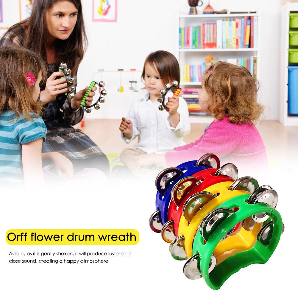 4pcs Tambourine Jingles Rattle - Musical Instrument All avis et prix