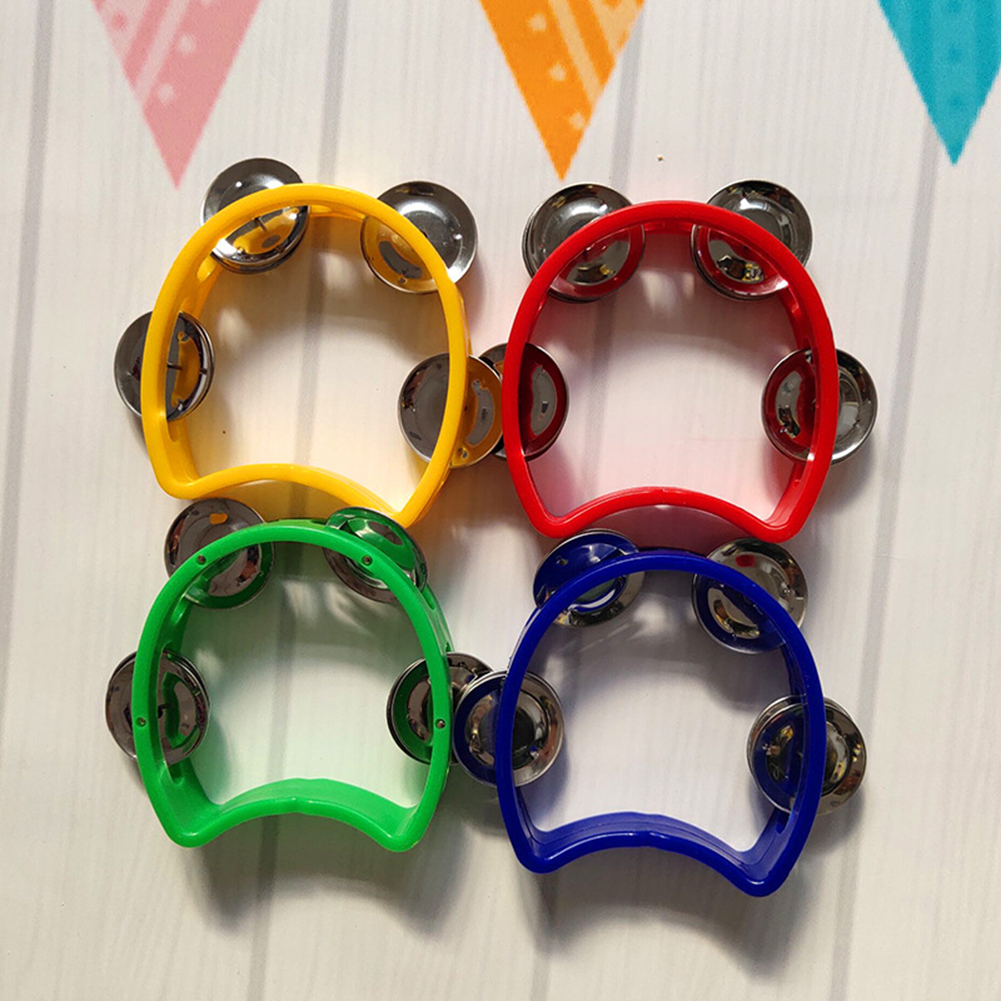 4pcs Tambourine Jingles Rattle - Musical Instrument All avis et prix