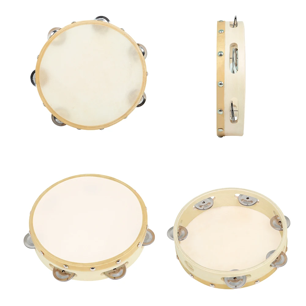 3Pcs/Set 6/8/10 Inches Cowhide - Tambourine Hand Drum avis et prix