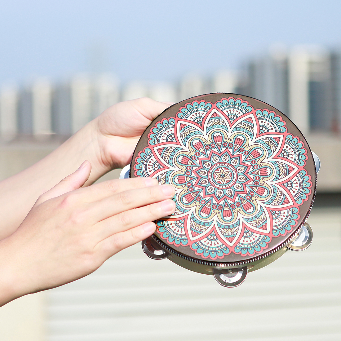 IRIN 8Inch Single Row Ancient  - Tambourine Hand Drum avis et prix
