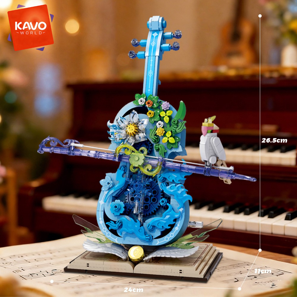 KAVOWORLD 783pcs Dreamy Blue V - Musical Instrument Veena avis et prix