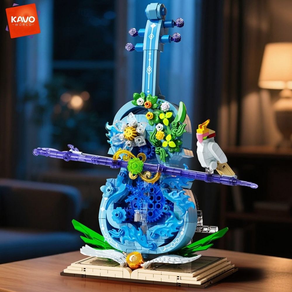 KAVOWORLD 783pcs Dreamy Blue V - Musical Instrument Veena avis et prix