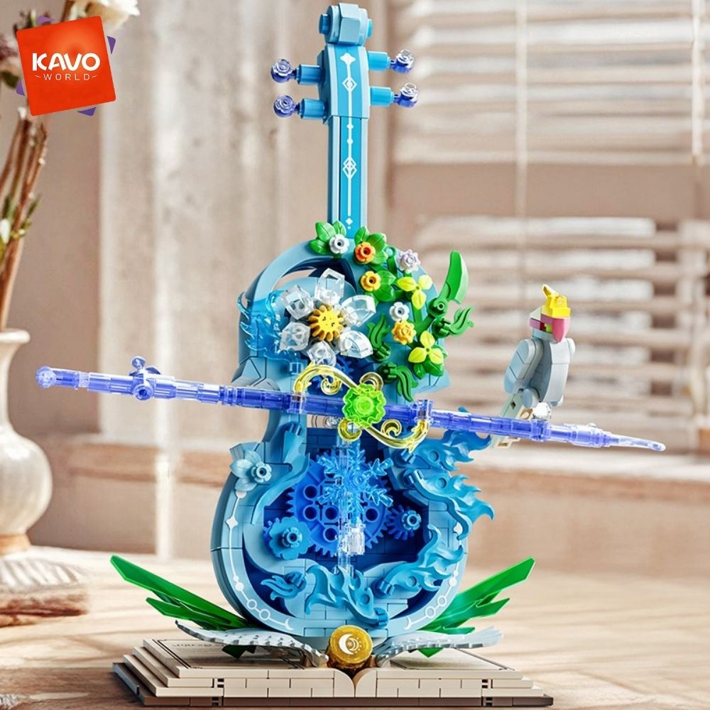 KAVOWORLD 783pcs Dreamy Blue V - Musical Instrument Veena avis et prix