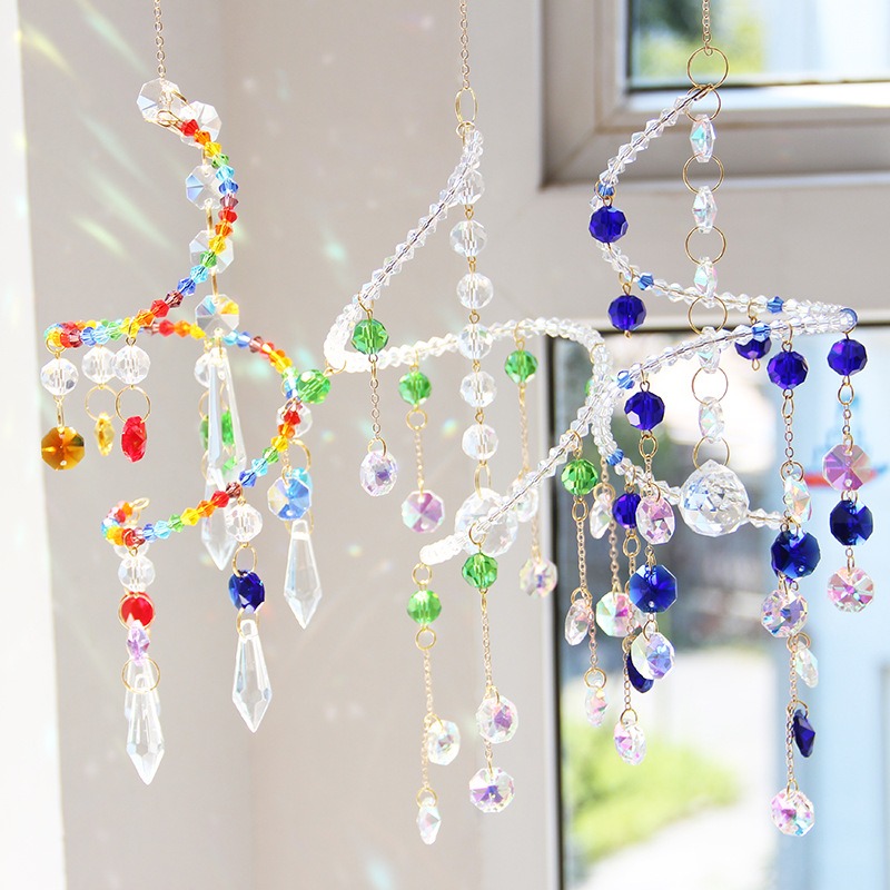 Spiral Sun Catcher Crystal Win - Wind Chime Tubular avis et prix