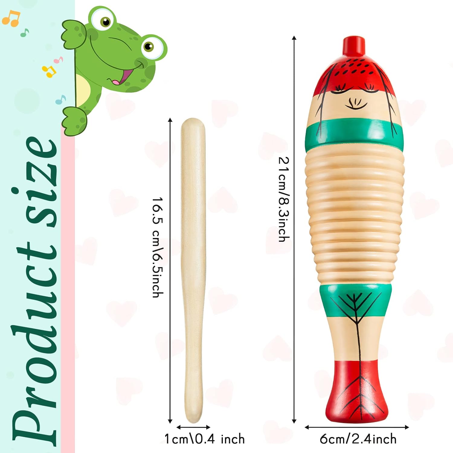 2 Pieces Colorful Fish Shaped  - Musical Instrument Percussion avis et prix