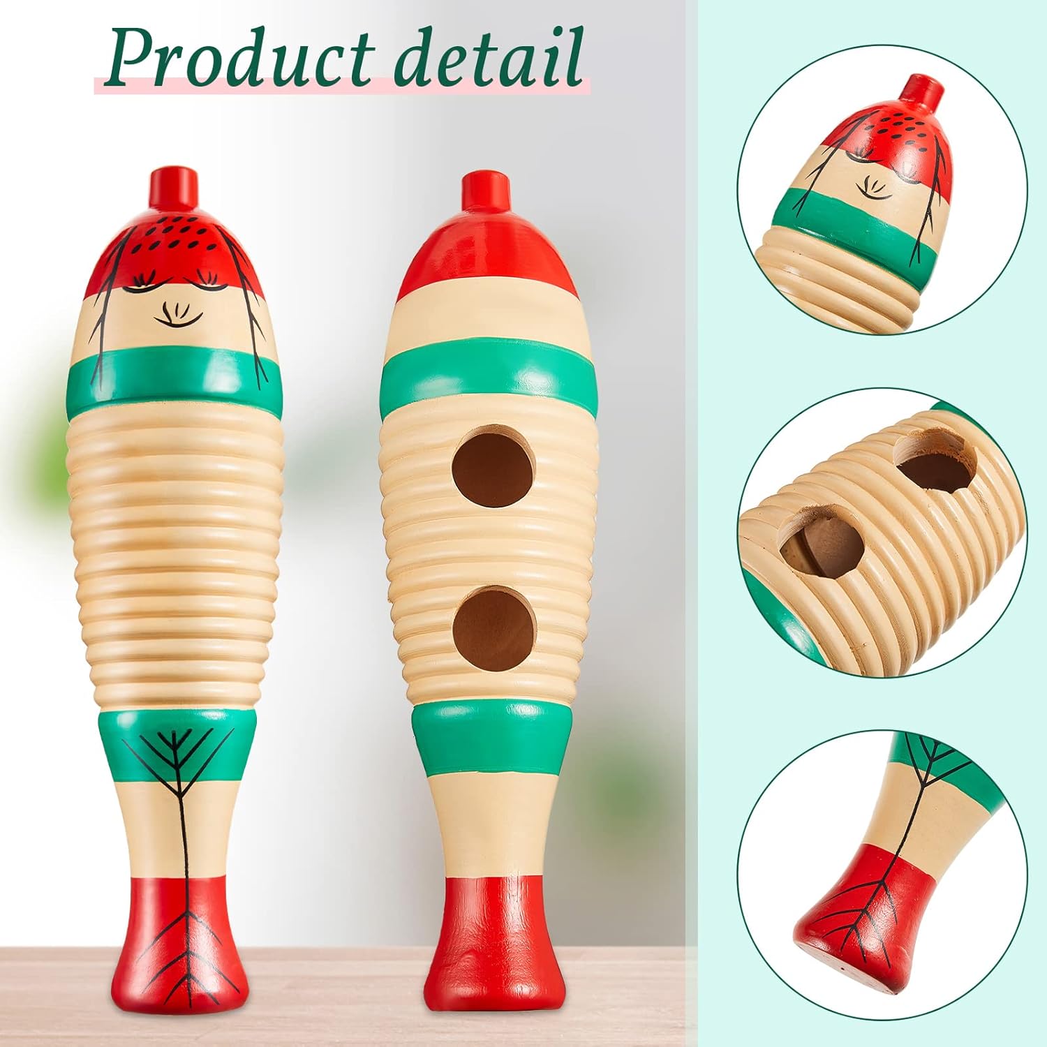 2 Pieces Colorful Fish Shaped  - Musical Instrument Percussion avis et prix