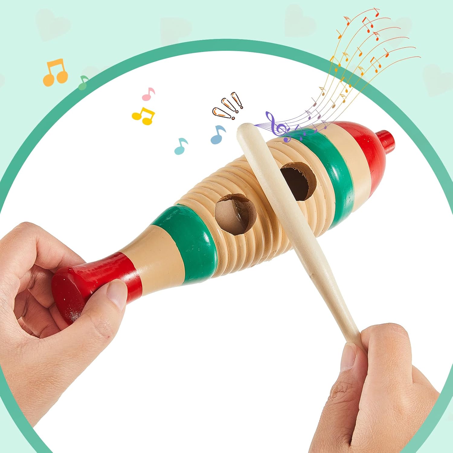 2 Pieces Colorful Fish Shaped  - Musical Instrument Percussion avis et prix