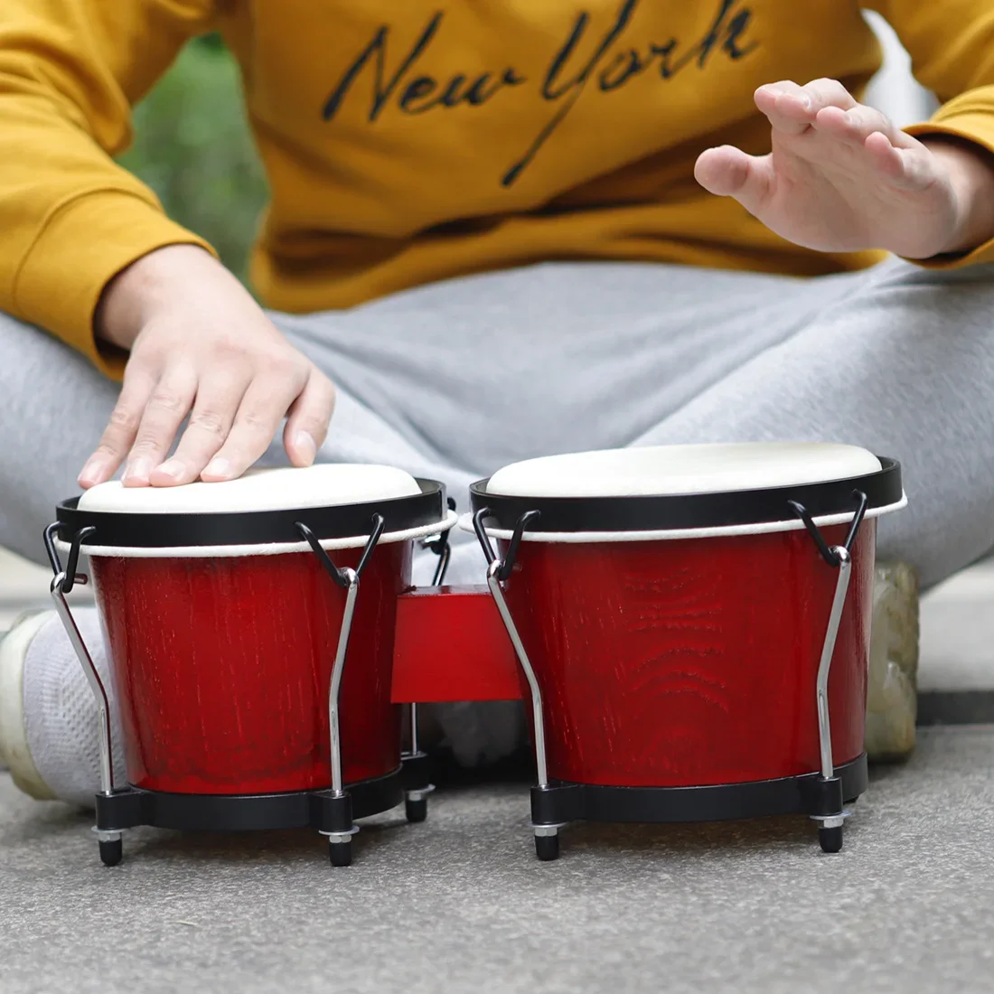 IRIN African Bongo Drums Woode - Musical Instrument Percussion avis et prix