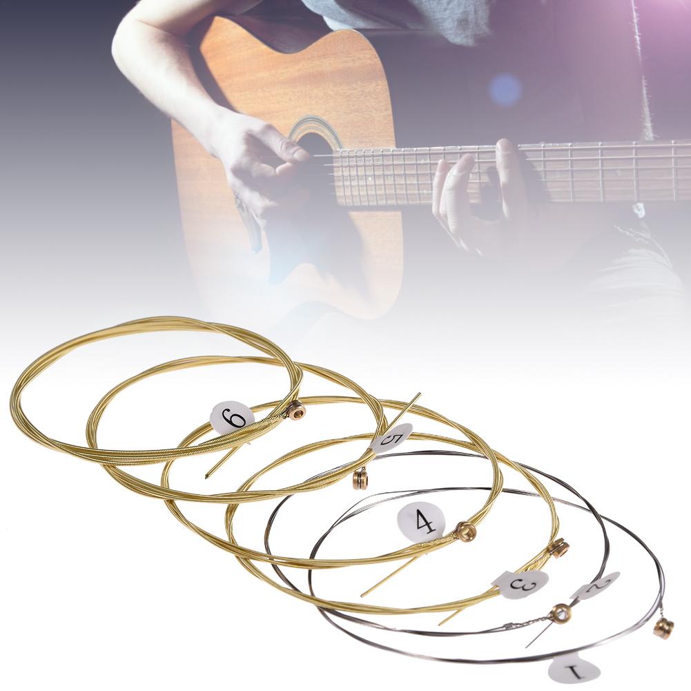 6pcs/set Universal Acoustic Gu - Musical Instrument With Strings avis et prix